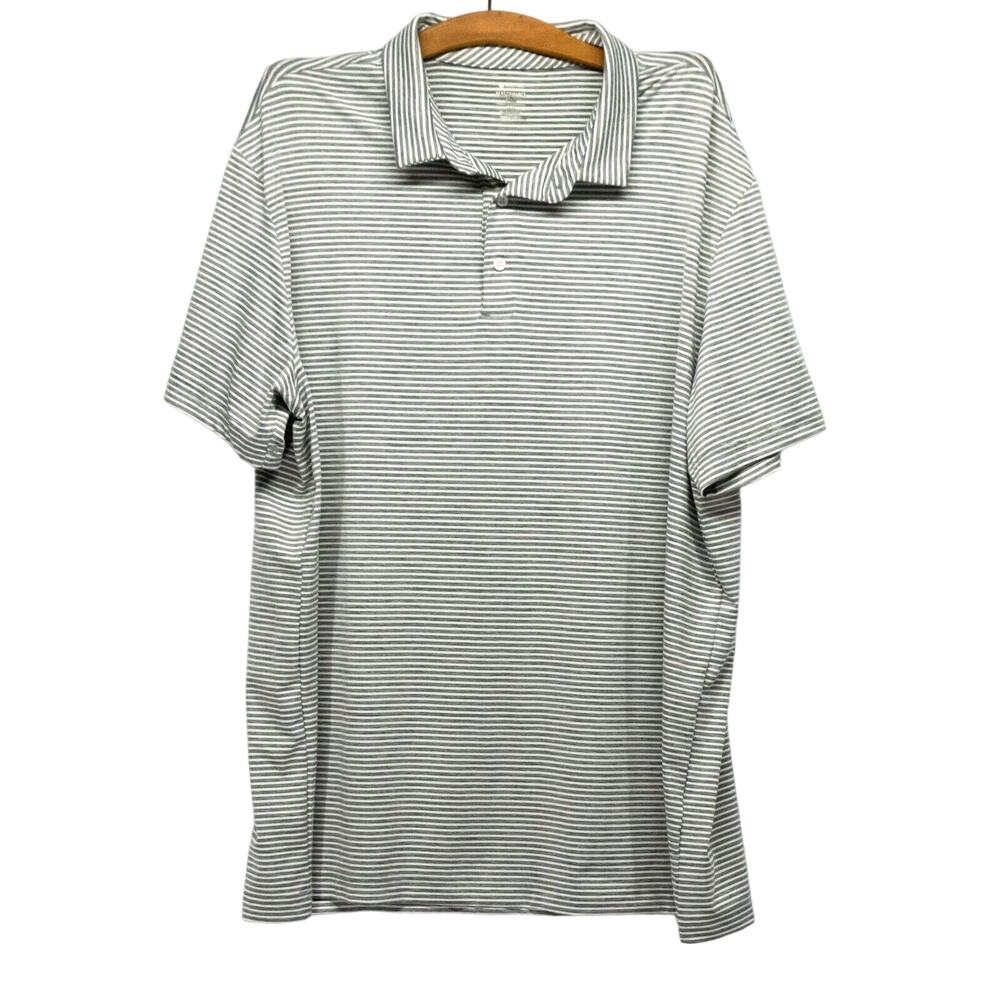 Men's Size 2X Top MEMBER'S MARK Big &Tall Grey Active Wear Performance Golf Polo